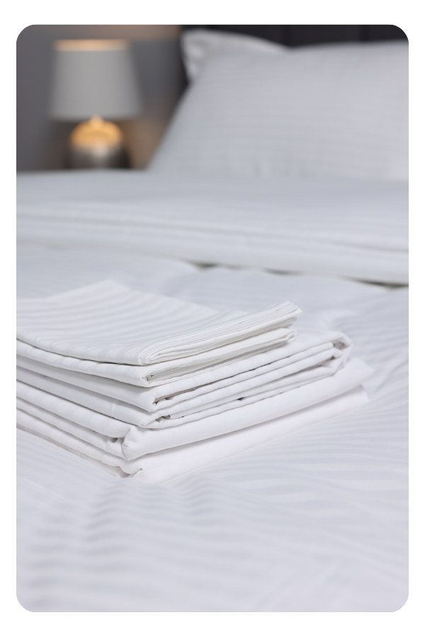 Fresh Linens on a bed